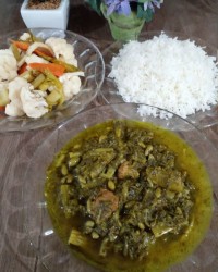 چلو خورشت کرفس.