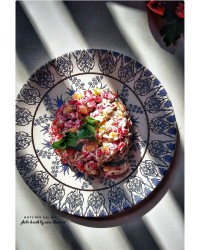 سالاد پاییزی (انار و مرغ)