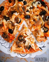 پیتزا پروتئینی رژیمی 