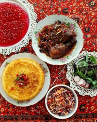 خورش مرغ ناردونی