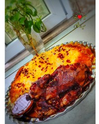 غاز و اردک شکم پر مازندرانی به دوروش