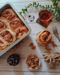 نان رول دارچینی (رژیمی )