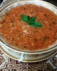 بفرمائید شام سوپ جو