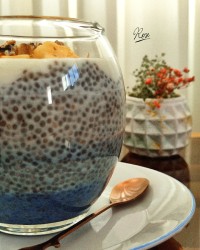 پودینگ دانه چیا 