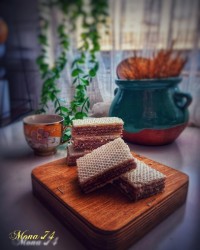 ویفر کاکائویی خونگی