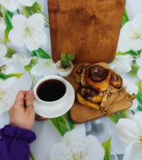 نون رول دارچینی