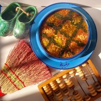 آش آلو.ورق بزن گلم
