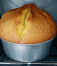 کیک شیفون پرتقالی پنبه ای