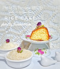 کیک برنج نارگیلی بدون آرد