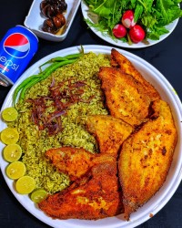 سبزی پلو و ماهی