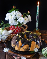 زبرا کیک پنبه ای