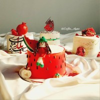 ایده کیک یلدایی