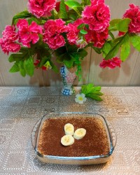 دسر موزی بیسکوییتی
