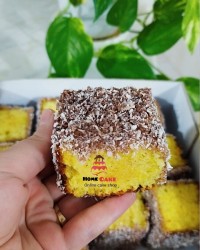 کیک پرتقالی با رویه شکلات و نارگیل