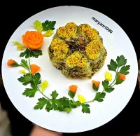 شوید پلو با تن‌ماهی