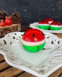 چیز کیک کروی هندوانه