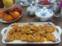 دسر کدو کاراملی 