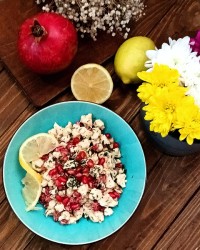 سالاد گل کلم و انار