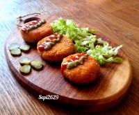 ناگت مرغ با پنیر