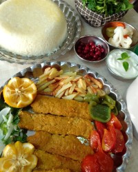 کباب مرغ مجلسی