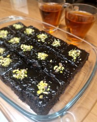 کیک خیس شکلاتی