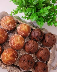 کیک یزدی دو رنگ