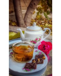 لقمه خرمای شکلاتی