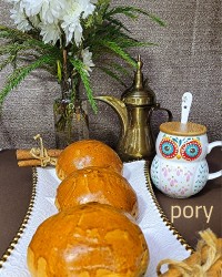نان شکلاتی مغزدار