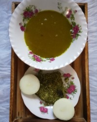 شوربای کوکو(کوکو شورباسی تبریز)عکس مراحل