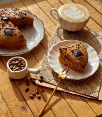 کیک رژیمی موزی