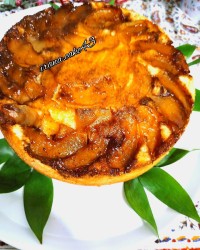 #کیک_ سیب_کاراملی