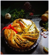 نان سیر با سبزی