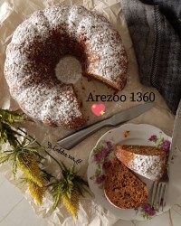 کیک هویج گردو کافی شاپ با کرم پنیری
