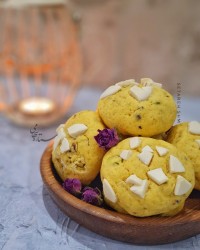 کوکی زعفران پسته