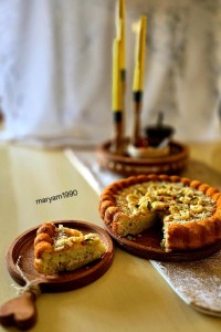 کیک موز و گردو
