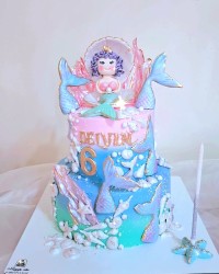 کیک پری دریایی