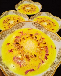 محلبی زعفرانی