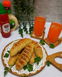 اشترودل مرغ وقارچ