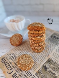 بیسکویت کنجدی رژیمی