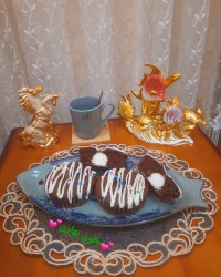 کاپ کیک شکلاتی نارگیلی 