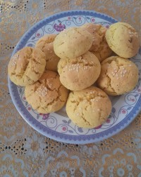 کوکی زعفران پسته