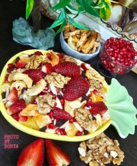 سالاد میوه و آجیل