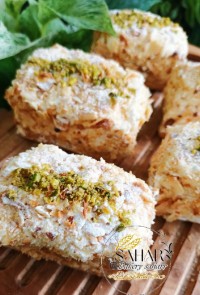 شیرینی ناپلئونی با خمیر هزارلای دست ساز 