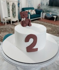 کیک دومین ماهگرد گل پسر