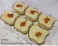 فرنی سیب و دارچین