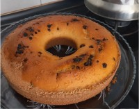 کیک ساده 
کشمشی