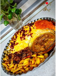 چلو ماهیچه رستورانی 
عکس اخر رو‌ببین