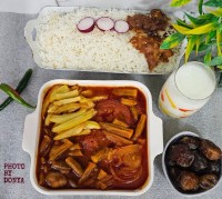 خوراک بامیه فوری