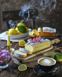 کیک لیمو نارگیلی