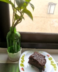 کیک هات چاکلت خیس